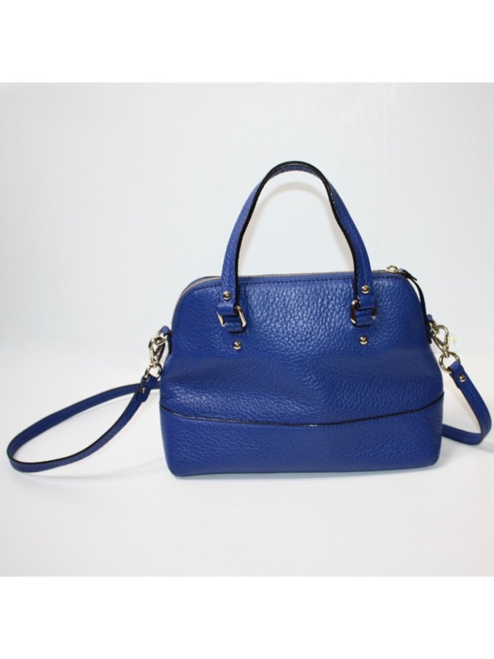 Kate Spade New York Grove Court Maise Purse Small Leather Bag in Yves Blue Color - Picture 8 of 10